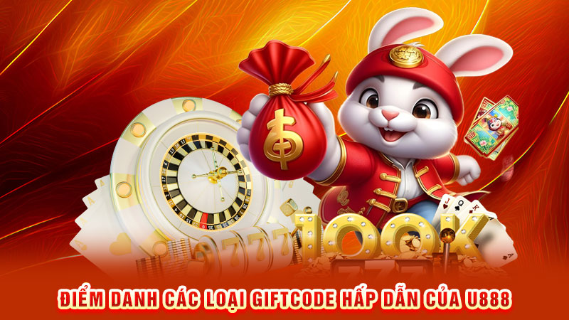 điểm danh các loại giftcode hấp dẫn của u888