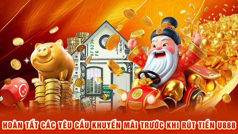 hoàn tất các yêu cầu khuyến mãi trước khi rút tiền u888