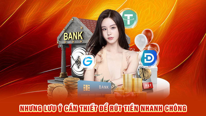 nhưng lưu ý cần thiết để rút tiền nhanh chóng