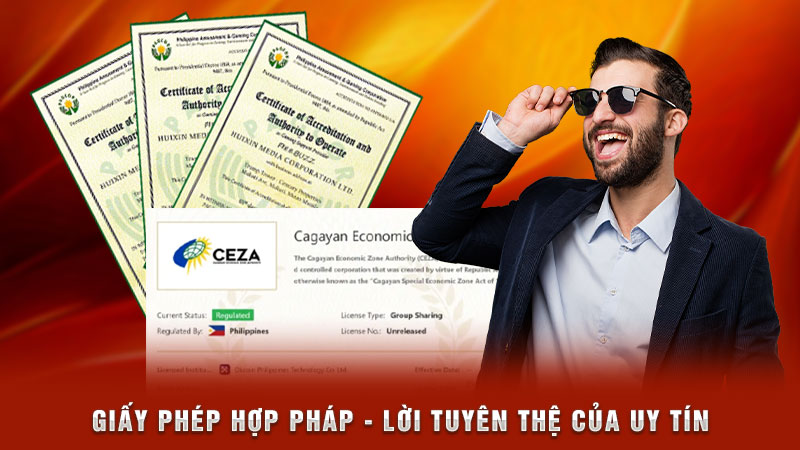 giấy phép hợp pháp - lời tuyên thệ của uy tín